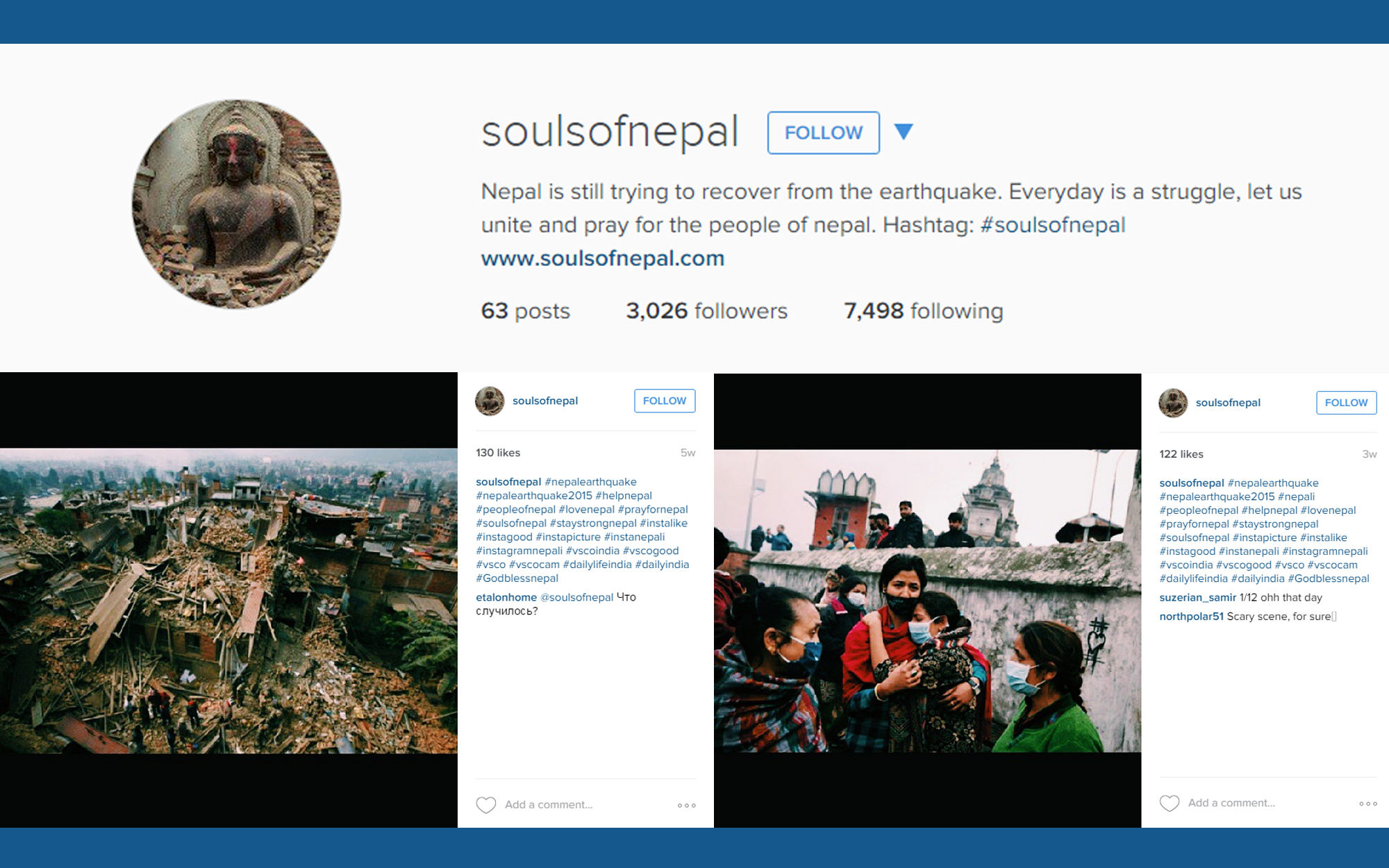 Instagram account illustration for Souls of Nepal