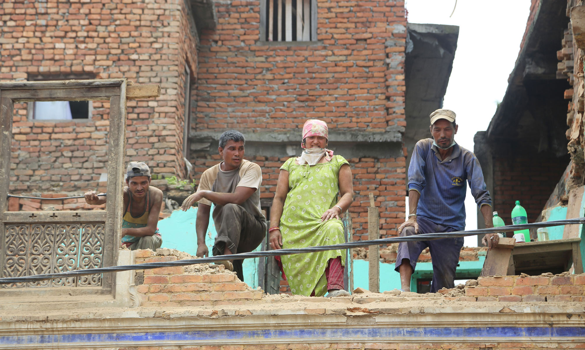 ‘I can’t wait, so I’m trying to repair my house myself’