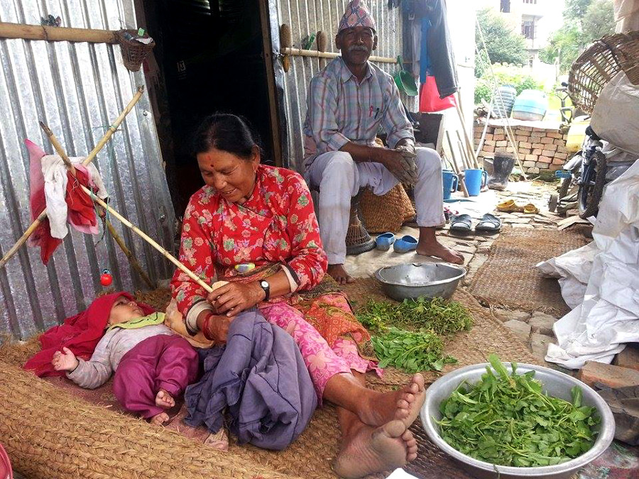 ‘I am trying to be strong because I am the head of my family’