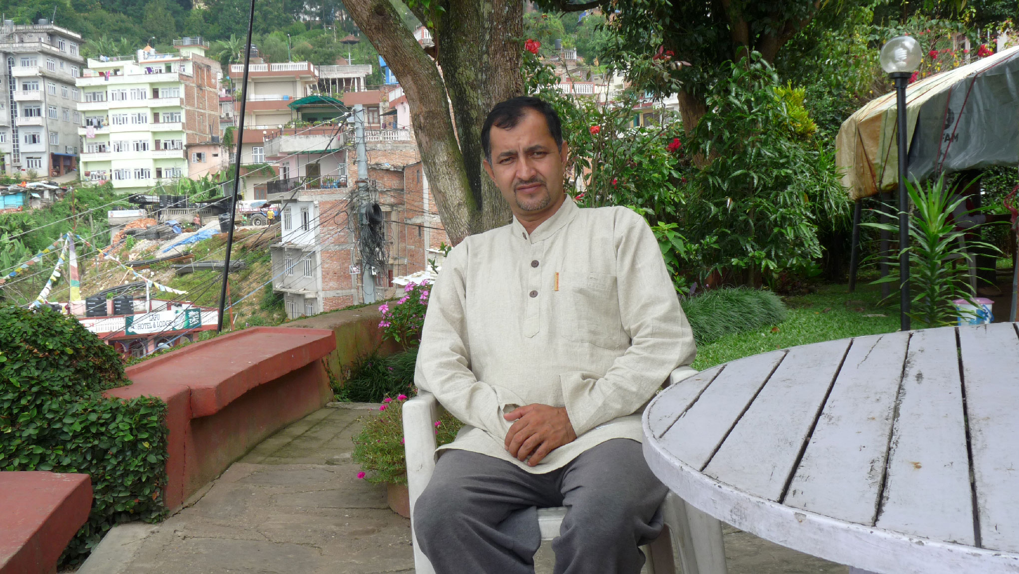 ‘In Chile, there was an 8.3 earthquake. 14 people died. Here we had 7.8 and 10,000 were killed!’